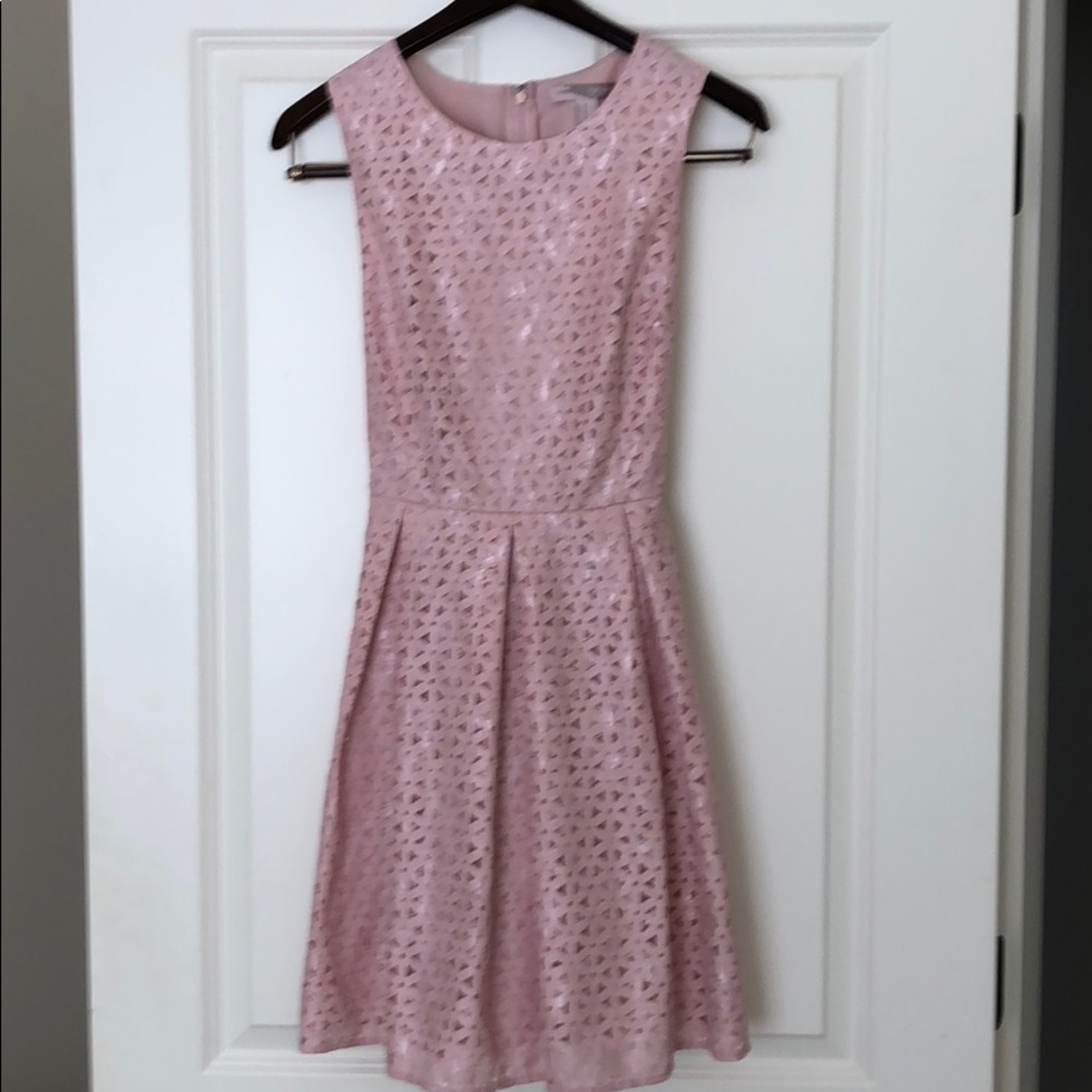 Lace Overlay Sleeveless Dress - Forever 21